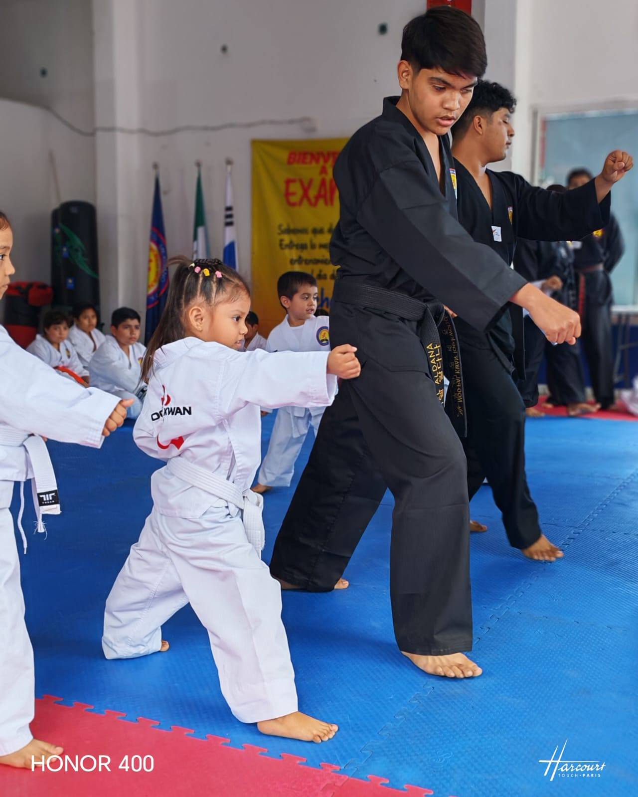 Clase de iniciación con maestro